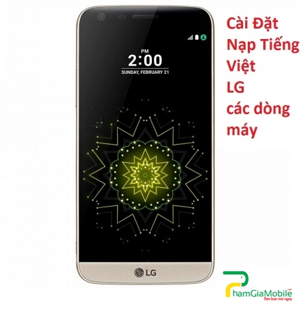 Cài Đặt Nạp Tiếng Việt LG G5 SE Tại HCM Lấy Liền Trong 10 Phút